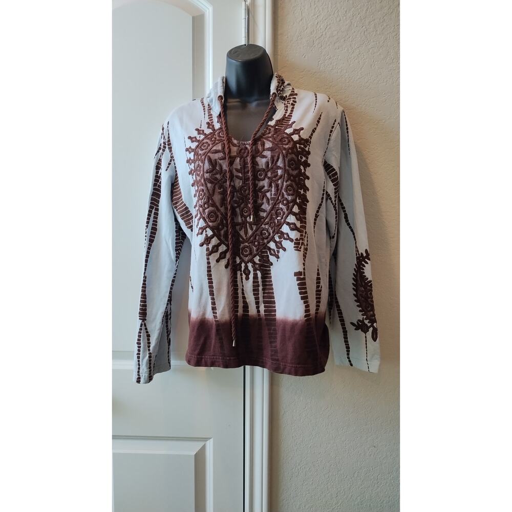 Charming Charlie women long sleeves Cotton hoodie size Large